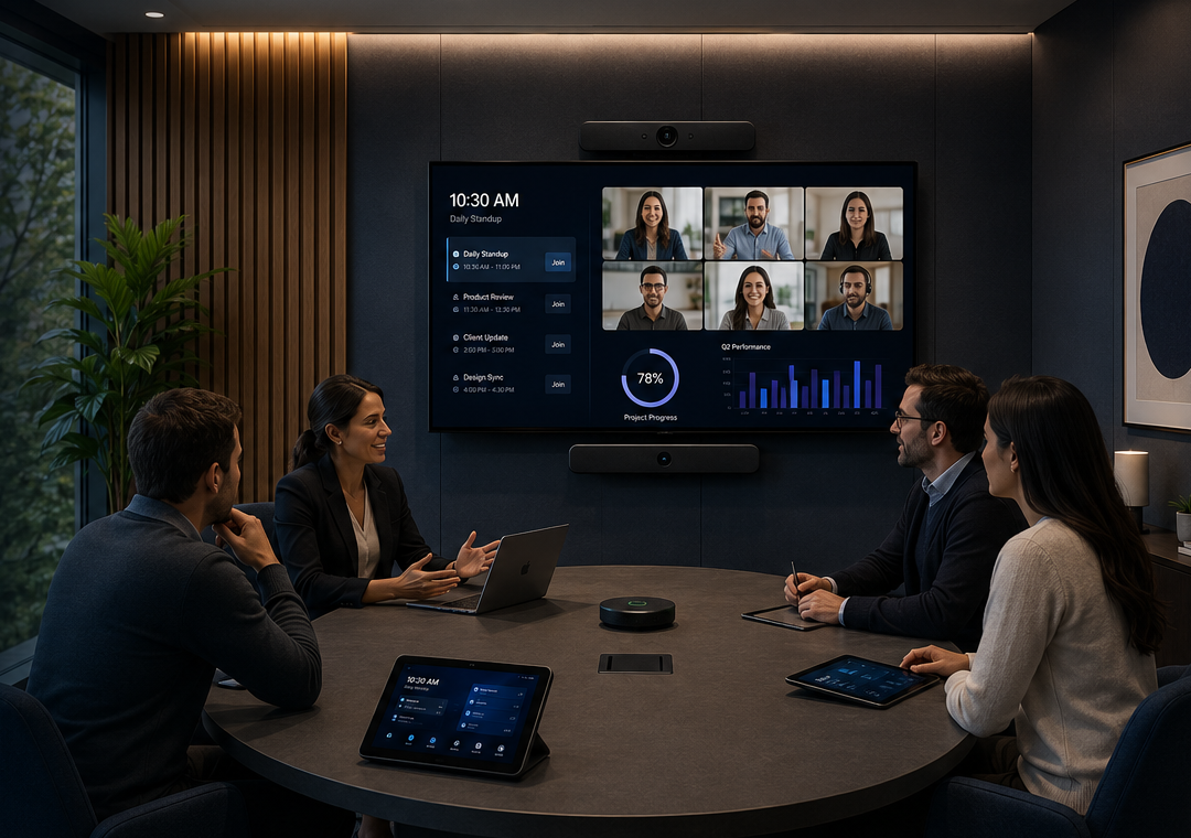 Huddle Room realistic workspace visualization