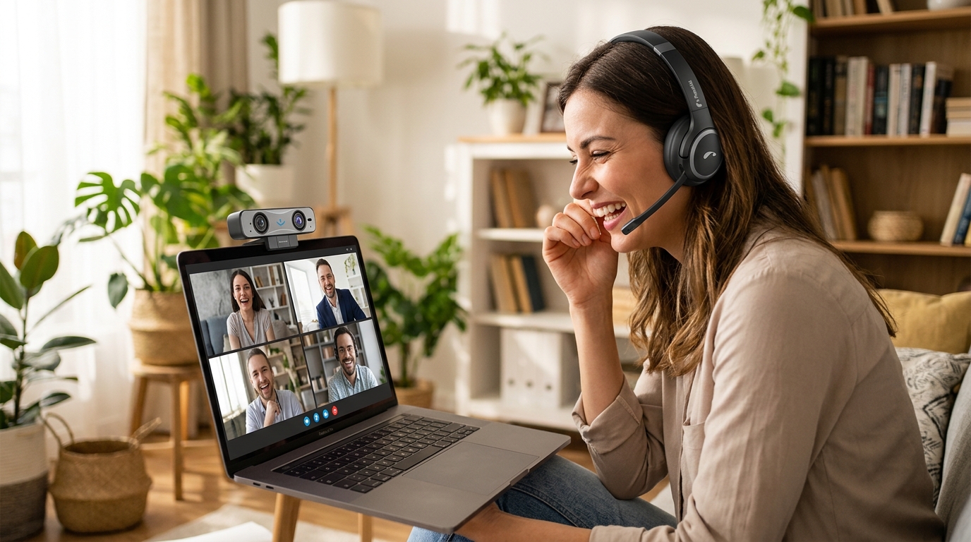 Work From Home realistic workspace visualization
